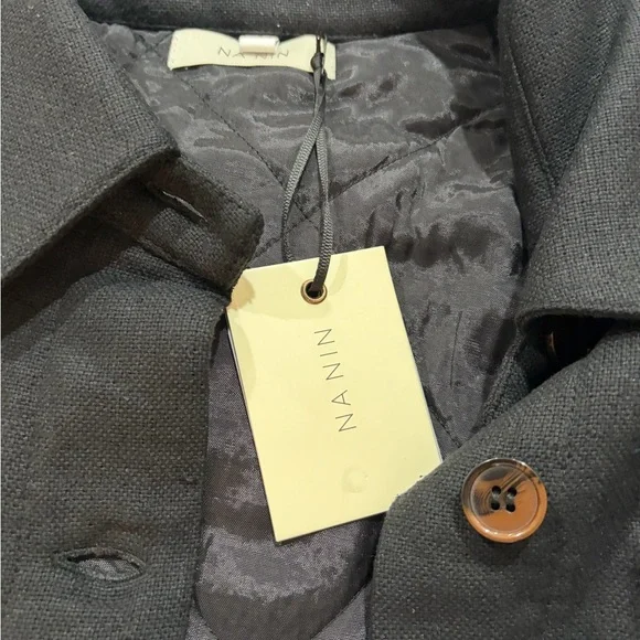 Na Nin MADDOX WOVEN SILK CHORE COAT - Picture 5 of 5